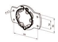 Accesorii mecanice, suporturi pentru motoare Denumire Element de fixare universal pentru motoare LS 40: Placă de bază universală, zincată Suport 9 700 999 9 701