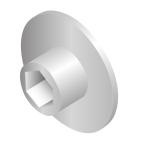 Se poate monta în șina de 25 x 25 mm. Capacitate: 54 înfășurări cu șnur de Ø1,4 mm sau de 3,4 mm.