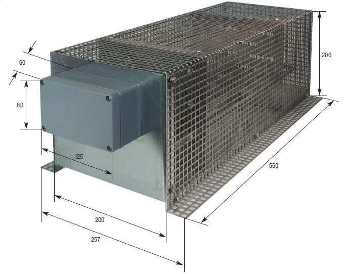 TECHNICAL DATA Permanent power Dielectric strength Resistance R20 up to 10800 W (higher powers on request). 1800 V DC, with insulated mounting up to 4100 V DC available on request 0,1 1.