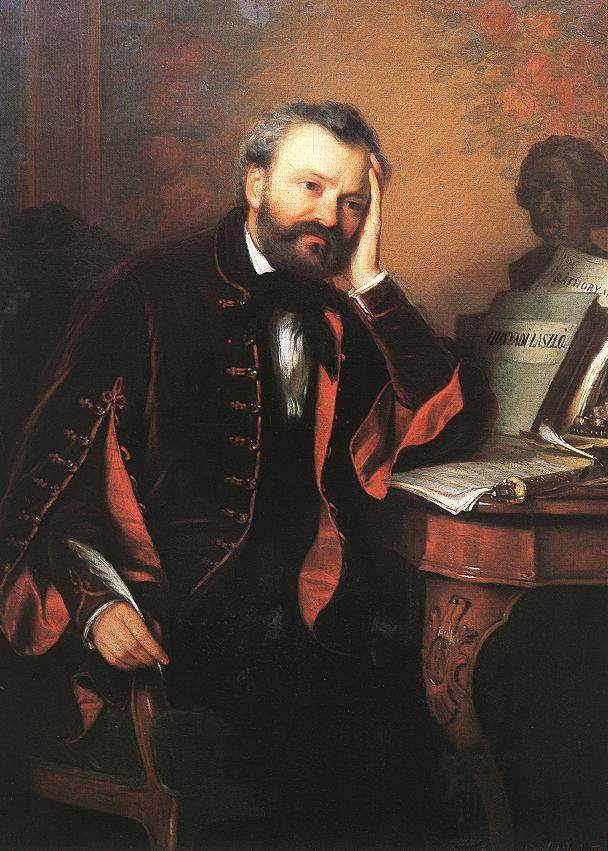 Ferenc Erkel in the 1850s painting by