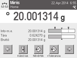 ÉRTESÍTÉS A nem megfelelő alkatrészek a mérleg károsodását okozhatják! Nem megfelelő alkatrészek használata a mérleg károsodását vagy meghibásodását okozhatja.