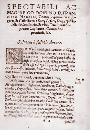Benedek Nagy, Naeniae Kereszturini, 1604., Johannes Manlius. RMNy 912, primjerak: OSZK RMK II.