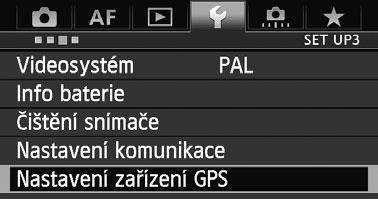 Použití digitálního kompasu Kalibrace digitálního kompasu Kalibraci kompasu popsanou na této a následující straně proveďte v místě pořizování snímků, nebo pokud se