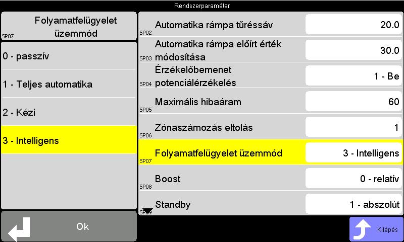 PSG Plastic Service GmbH 143 Üzembe helyezési és szerviz kézikönyv profitemp+ A felhasználó számára aktív gombokat lásd a Felhasználókezelés (90. oldal) fejezetben.