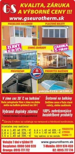 BJ GE H KE KS SL MI PP PO SN Západné Slovensko 83.229 86.771 25.000 26.750 15.000 25.500 50.000 35.000 21.