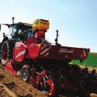 divizat fiecare cu câte un motoreductor Jgheab de calibrare divizat Câte o clapetă de aer pentru fiecare arbore de semănare pentru reglarea individuală a aerului Acționarea malaxorului se face prin