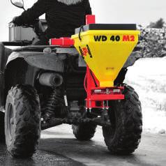Distribuitor pentru serviciul de deszăpezire WD 40 M2 Distribuitorul mic WD 40 M2 a fost conceput pentru utilizarea în serviciul de deszăpezire la utilizatorii amatori și privați.