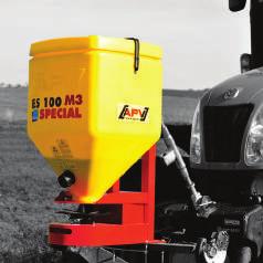 Distribuitoare monodisc ES 100 M3 Special ES 100 M3 Special este adecvat, la fel ca şi ES 100 M1 Classic, pentru aşternerea de recolte intermediare, seminţe de iarbă, culturi intercalate, granule