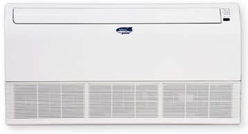Rappresenta la soluzione ideale in tutti quei casi dove i muri laterali sono occupati da armadi e librerie CAYENNE MONOSPLIT DC INVERTER SOFFITTO/PAVIMENTO - MENNYEZETI PARAPETES - CEILING/FLOOR A