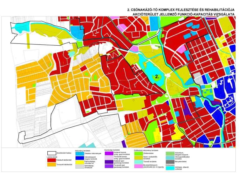 2. Csónakázó-tó komplex fejlesztése és rehabilitációja