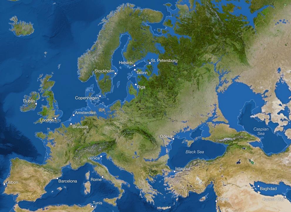Térkép forrása: http://ngm.nationalgeographic.com/2013/09/rising-seas/if-ice-melted-map 4.