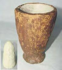 Este bine netezit, ars oxidant, culoarea cãrãmizie.