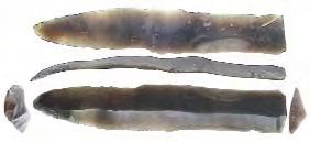 Biborþeni, comuna Biborþeni, jud. Covasna, Dealul cu cioturi. Piatrã. L: 13 cm; LA: 5,5 cm; GR. Max: 4 cm; Dperf: 2 cm. Eneolitic; Cultura Bodrogkeresztúr.