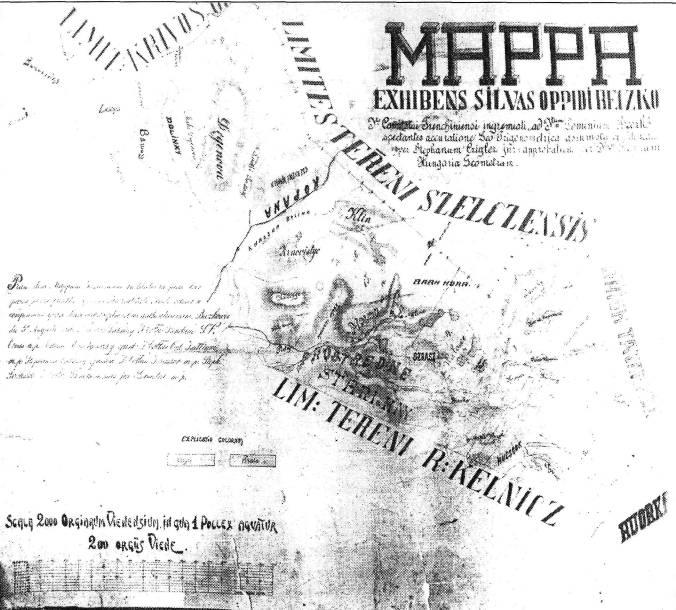 Chotárna mapa územia Panskej Kálnice