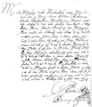 Tým obciam, ktoré by neuposlúchli, hrozil záhubou. Dediny na ľavom brehu Váhu nemali inú možnosť, len sa podrobiť. Učinili tak i obyvatelia Kálnice.