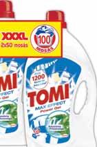 szeptember 15-től Tomi mosópor Ft/db, 7 kg, 428