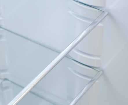 üvegpolcok akár -E kg-ig terhelhető. 2z üveg ellenálló és karcmentes, és könnyen tisztítható.