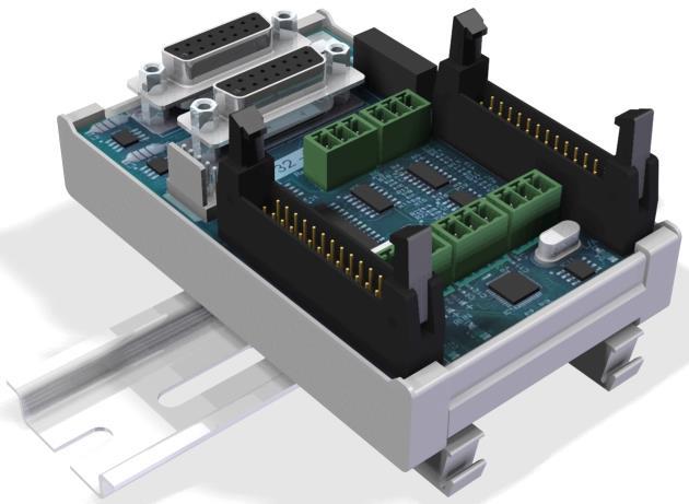 analóg illetve CAN BUS kimenetet generáló modul. Az EPU után tetszőleges pozícióba kerülhet. Mechanikusan a C sínre egyszerűen felpattintható. Szolgáltatások: 5.