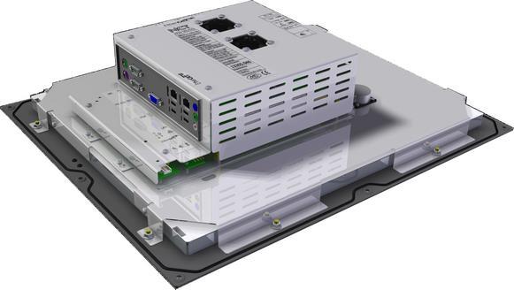 Az elektronika egy, a képernyő mögött elhelyezkedő, a képernyő felé LVDS összeköttetéssel rendelkező EHU01 egység, ami alapkivitelben 2 db ventilátorral rendelkezik, amelyek egyenletes hőmérséklet