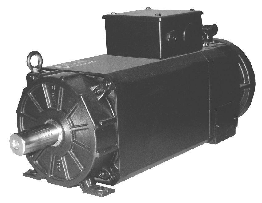 70 ASZINKRON SZERVOMOTOROK DA100B54 típusú aszinkron szervomotorok (IP54) Levegőhűtésű teljesen zárt nagy aszinkron szervomotorok.