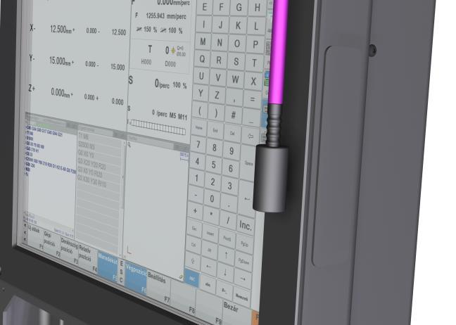 Bekötése az EHU01 USB csatlakozóihoz történik.