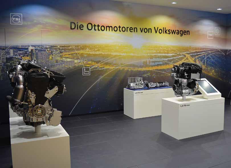 EA11 TSI evo A VW BENZINES VILÁGMOTORJA A VW 005-ben mutatta be a TSI motorkonstrukciót, mely a világban is a közvetlen befecskendezésű, turbófeltöltött motortechnikában az éllovas volt.