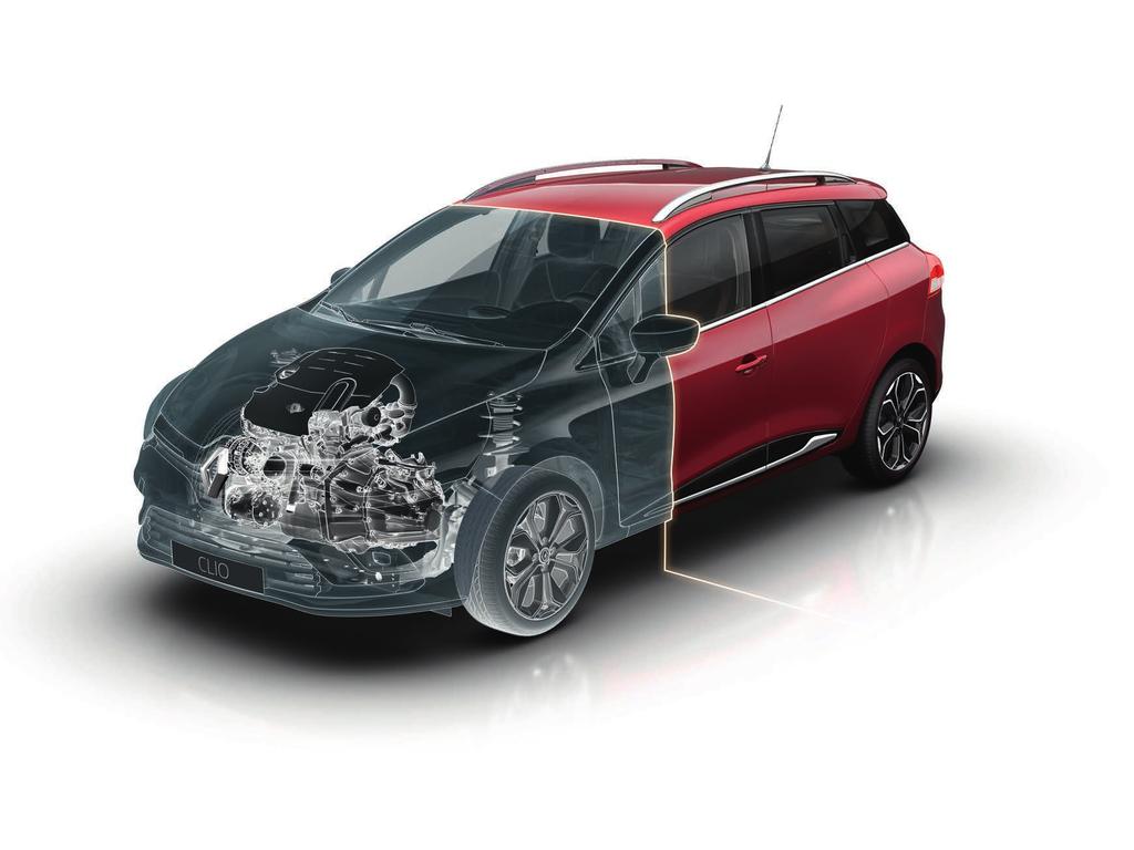 A hatékonyság és a vezetési élmény tökéletes harmóniája Az Új Renault CLIO Energy motorválasztéka számos innovatív technológiát ötvöz, amelyek közül néhány közvetlenül az autóversenyzés világából