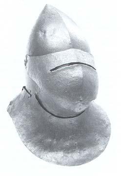 : 1977-167-52) Jobb oldalon: szintén szegecselt barbuta Chalkisról.