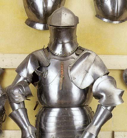 (1450 körül) (Olaszország, L Armeria Trapp di Castel Coira, L. sz.: Ch no. S19 tornasisak Ch no. S22) 257 257 Galeazzo d Arco páncélja a Missaglia műhely terméke.