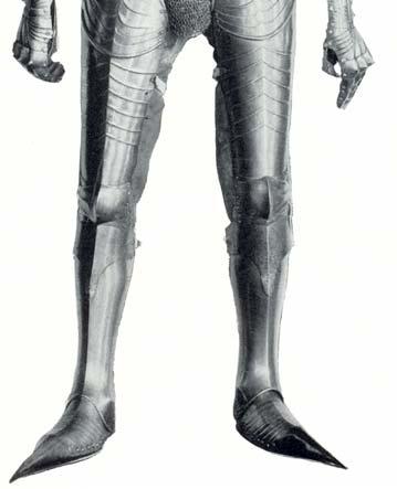 A páncélt a landshuti páncélverő műhely készítette. (1470 körül) (Németország, Berlin, Deutsches Historisches Museum, L. sz.
