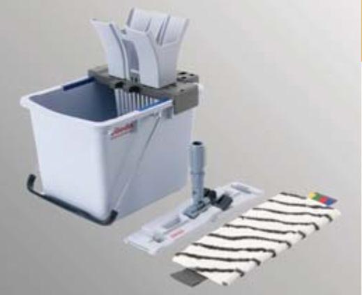 UltraSpeed Pro 15 liter Kétvödrös takarítókocsi Szín Méret (l) kék 15 l ECO-149090 Könnyű, de robosztus vödör ergonomikus