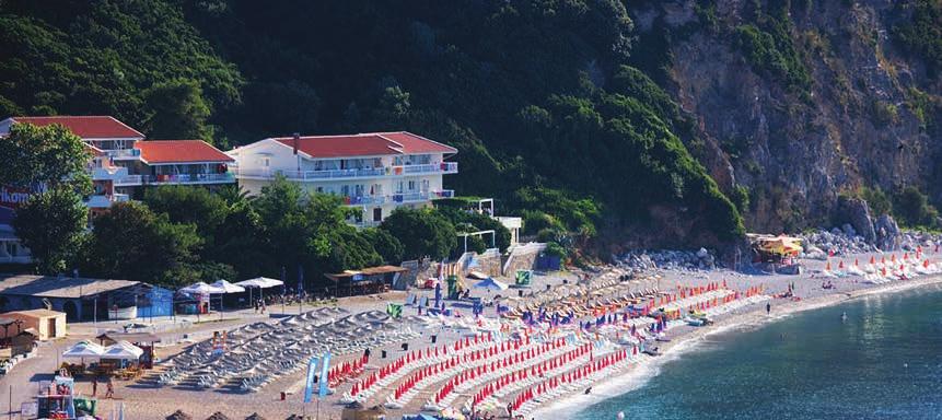 200 méteres, aprókavicsos partszakaszával, Montenegró három leghosszabb strandjának egyike, sőt mi több, az egész riviéra egyik legszebbike, amely természetvédelmi oltalom alatt is áll.