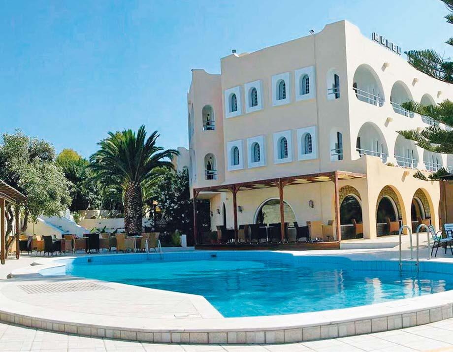 Karteros Hotel *** Utasaink értékelése: Fekvése: mindössze 56 szobás, családias hangulatú,,all inclusive szálloda Heraklion vonzáskörzetében, Karteros üdülőövezetben, az autópálya közelében, a több