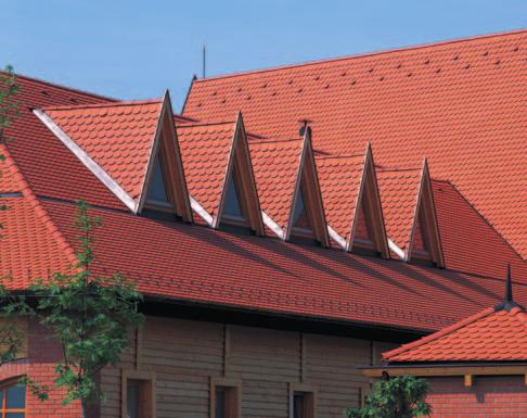 Egyszerű, nem tolakodó és éppen emiatt időtlen formájuk következtében klasszikus szépségűvé teszik a tetőfelületeket.