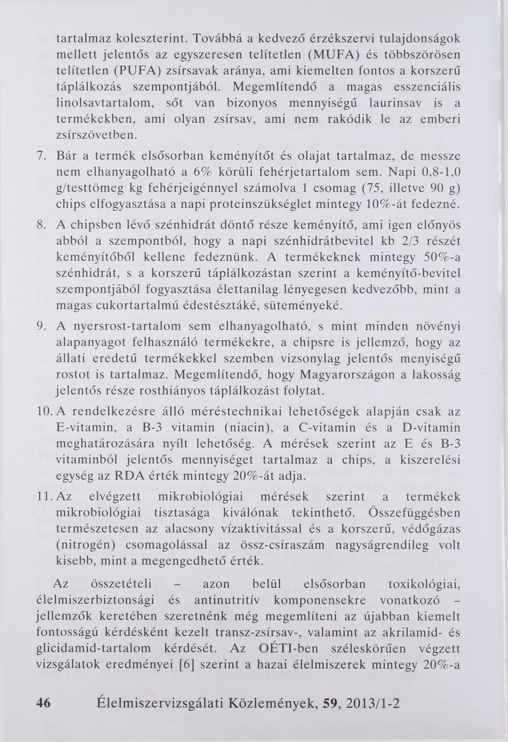 tartalmaz koleszterint.