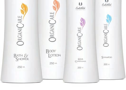 OrganiCare 250 ml, 200 ml, 75 ml, 60 ml BIOKOZMETIKUM CSALÁD OrganiCare kozmetikumaink biofarmokon termesztett gyógynövények értékes hatóanyagaiból készülnek.