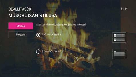 Műsorújság stílusa A műsorújság stílusa lehet: Időpont szerinti: ez esetben a sorok a csatornákat, míg az oszlopok