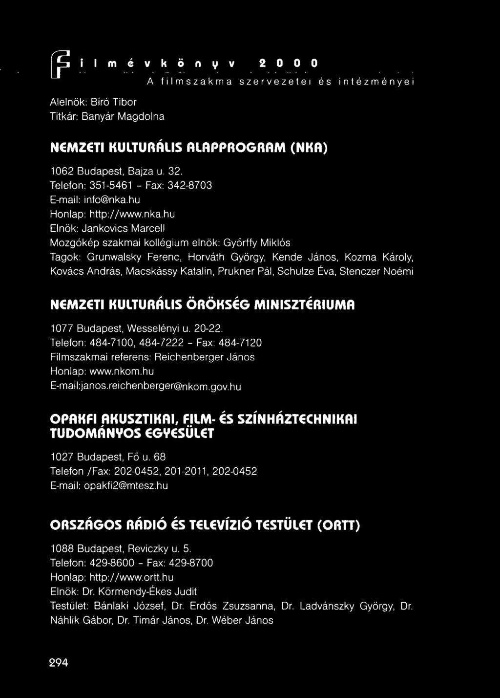 hu Honlap: http://www.nka.
