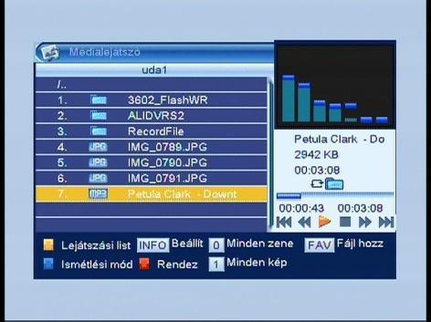Felvétel és média Felvétel és média főmenü 1. Nyomja meg a MENÜ gombot, hogy belépjen a főmenübe. 2. A fel/le gombokkal válassza ki a Felvétel és média menüpontot, majd a jobbra gombbal lépjen bele.