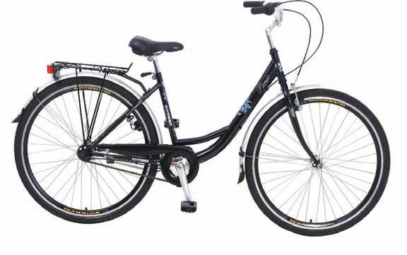 Váltókar: Shimano Nexus3 (3seb) Fék: Alu V-fék első Színek: fekete; piros; bordó; kék;