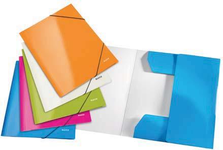 308-0854 SÁRGA 0 /csomag színes karton gumis mappa A4-es méret iratok tárolására az iratok védelmének egyik