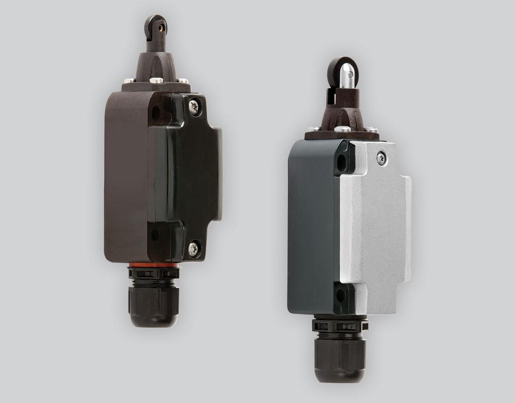 INSTALLÁCIÓTECHNIKA Végálláskapcsolók, 8060/2, 8070/2, 8074/2 Tokozat anyaga: 8060/2 és 8070/2 poliamid 8074/2 - fém Védelmi mód: Ex II 2 G Ex db eb IIC T6 Gb Alkalmazható: Zóna 1, 2, 21 és 22