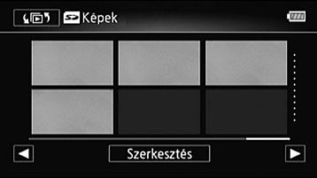 ! Nyissa meg az [G Indexválasztás] képernyőt (A 58). " Az aktuálisan olvasott memória. # Húzza ujját balra/jobbra a következő/előző indexoldal megjelenítéséhez*.