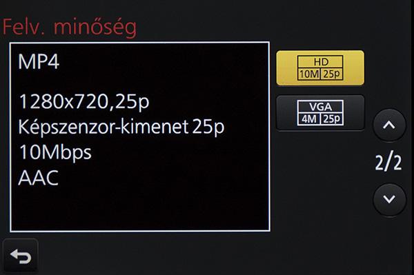 Mindkét masina 100 Mbps-os adatfolyam-csúcsot nyújt 4K alatt, míg Full HD-ban 50 illetve 60 kép/mp mellett 28 Mbps a csúcsérték.