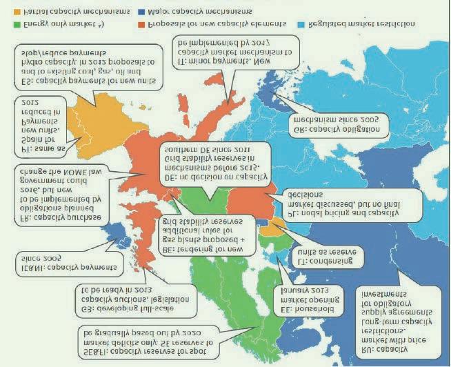 ÁRAK E-MET.HU IE&NI: Kapacitásdíj 2005 óta FR: Kapacitás-vásárlási kötelezettség bevezetését tervezik 2016-tól, de az új kormány módosíthatja az elképzelést.