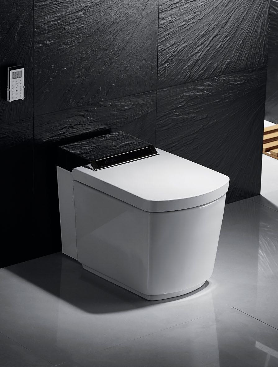 OKOS WC bidé bidé kijelző kijelző távirányító távirányító automata fedél és ülőke