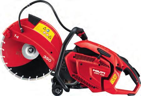 tégla, Minden típusú falazat (üreges tégla, mészkő stb.), Acél, Aszfalt 3.5 kw 350 mm sebesség 1: 5100 ford./perc 125 mm 12 kg Vizes és száraz 11.