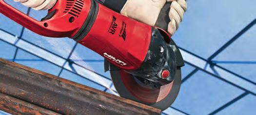 csiszolás Sarokcsiszoló DCG 180-P Mindenféle fémmegmunkálási feladathoz Acél és más anyagok vágása és csiszolása Vágás és csiszolás A Hilti Smart Power technológia folyamatosan magas vágási