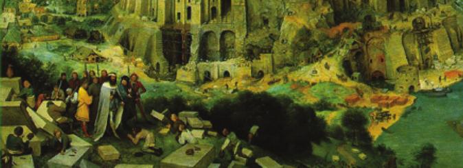 Miért ferde? B) Mit gondolsz, befejezik a torony építését? Pieter Brueghel: Bábel tornya (1563) a) Gyűjts érveket a kép segítségével véleményed alátámasztására! Érveim: 1. érv 2. érv 3.