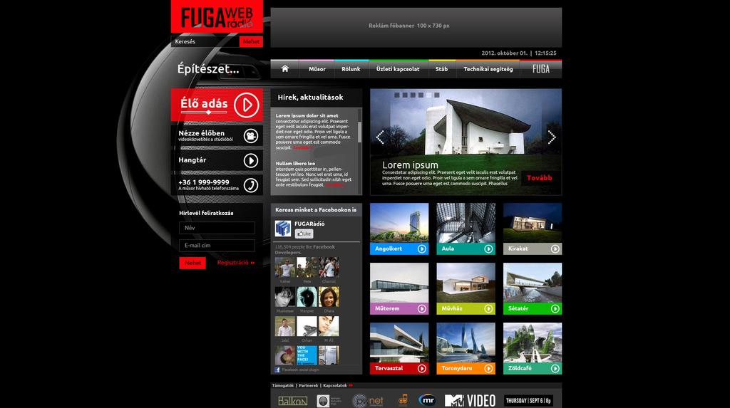 FUGA Budapesti Építészeti Központ Rádiója www.fugaradio.